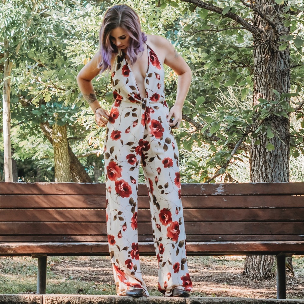 Floral Jumpsuit